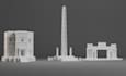 model buildings and monuments for 3d printing