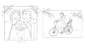 convert your photo into a fine line line art illustration