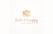 cute mature cake logo design