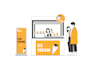create modern vector illustrations for your business