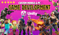 develop unity 3d, 2d games for android, ios, mobile, web, PC