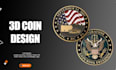 do a cryptocurrency, token, challenge coin, and coin design