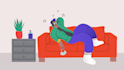 create contemporary flat illustrations