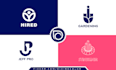 design logo with distinctive effect