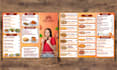 design modern and professional restaurant menu design