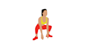 make exercise, workout, animation and illustration