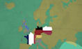 create a 2d map animation