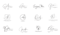 design exclusive scripted, signature, and hand drawn logo design
