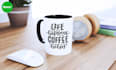 design your coffee mug or cup creatively