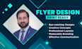 design unique concept, print ready custom and elegant flyers, expert designer
