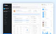 design saas UI UX dashboard for your web app or CRM