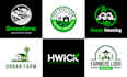 design modern landscape and lawn care logo
