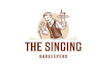 modern singing barkeepers logo design