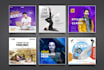 do premium quality facebook ads post image design