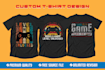 create custom illustrations and graphics for unique tshirt designs