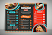 design professional restaurant menu, food poster, business card using canva pro