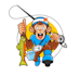 design a professional modern fishing logo