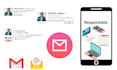 design a clickable responsive HTML email signature
