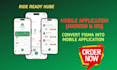 develop application for ecommerce, ride booking app etc