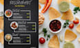 design food menu, restaurant menu, drink menu