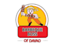 provide a burger, chef, food and restaurant logo