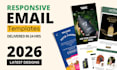 design high converting email templates for klaviyo or mailchimp