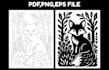 create custom monochrome coloring pages for amazon KDP in any niche