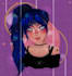 draw stylized characters with simple background