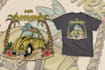 draw vintage summer illustrations for tshirt