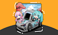 draw your car with chibi cartoon tooned style