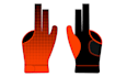 design professional snooker gloves mockup design