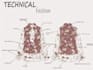 draw fashion flat  sketch and technical illustrations
