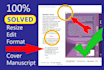 fix error, resize book cover or manuscript kdp publishing