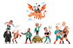 draw a custom caricature portrait illustration or cartoon avatar in 24 hours