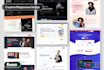 design modern web templates PSD websites and uiux websites