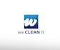 create a professional cleaning and maintenance logo