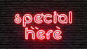 design neon light logo or neon sign