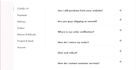 code drop down faq section or accordian for shopify pages
