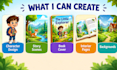 illustrate and design a professional children story book