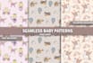 make seamless pattern for kids and newborn babies