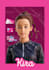 create a custom barbie in a box doll like portrait