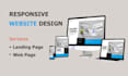 do your HTML CSS bootstrap landing page design