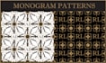 create a monogram pattern