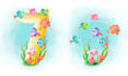 draw numbers as cute illustrations