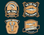 provide a unique logo, sticker, badge, patch and label