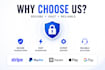 connect payment gateways stripe, apple, google, paypal, square