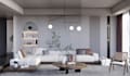 design livingroom, bedroom interior with render animation