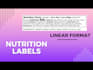 make fda, cfia, fsanz compliant nutrition fact and drug fact labels for you