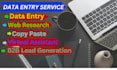 do accurate data entry copy paste web research and virtual assistant expert