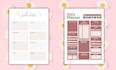 create printable planners, journal templates